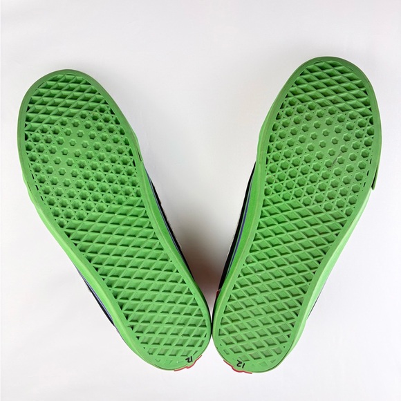 Vans Old Skool Custom Wing Captain America Style Sneakers Size 12 - Picture 6 of 8